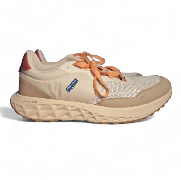 Cole Haan Other - Cole Haan ZEROGRAND All Day Runner Mens Cream Sneaker Size 13 M Lace Up Classic